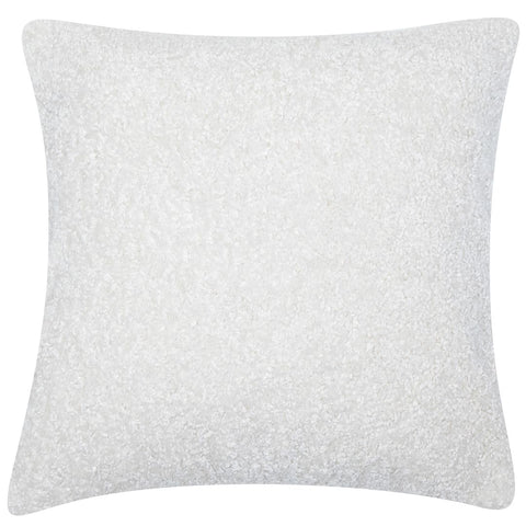 Textured Faux Fur Ivory 45x45cm