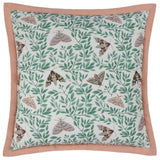 Silk Moth Feather Cushion Pale Pink