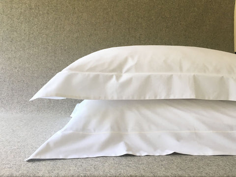 Savile Cord 220 Oxford Pillowcase White