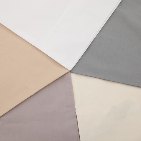 Savile Plain 220 Fitted Sheet Double Taupe