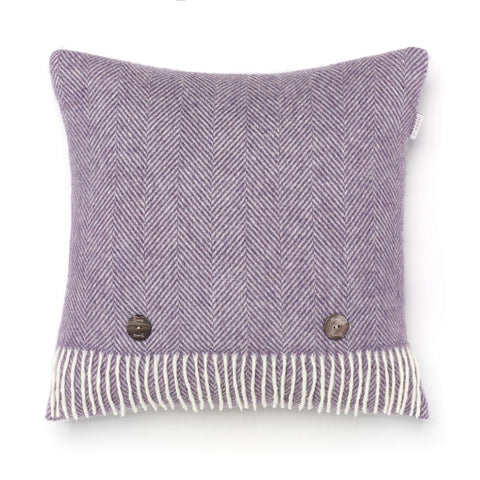 Herringbone Clover Lambswool Cushion