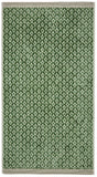 Wave Geo Towels Bath Sage