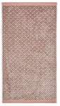 Wave Geo Towels Hand Soft Pink