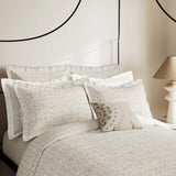 Kerala Duvet Cover Super King Soft Ivory & Slate