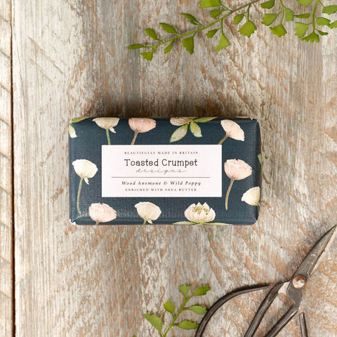 Wood Anemone & Wild Poppy Soap Bar 190g