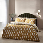 Zabine King Size Duvet Set Honey