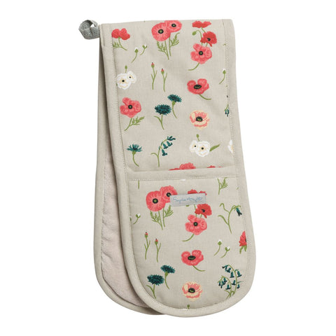 Poppy Meadow Double Oven Glove