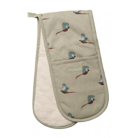 Sophie Allport Pheasant Double Oven Glove