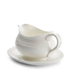 Gravy Boat & Stand White