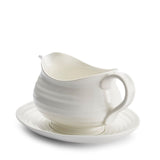 Gravy Boat & Stand White