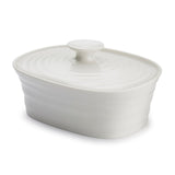 Covered Butter Dish White