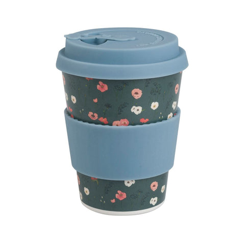 Poppy Meadow Bamboo Travel Mug