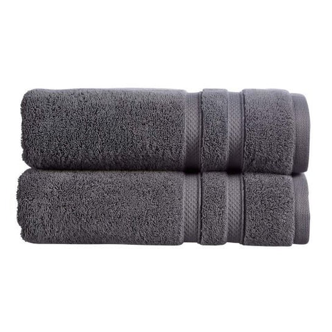 Chroma Ash Grey Bath Towel
