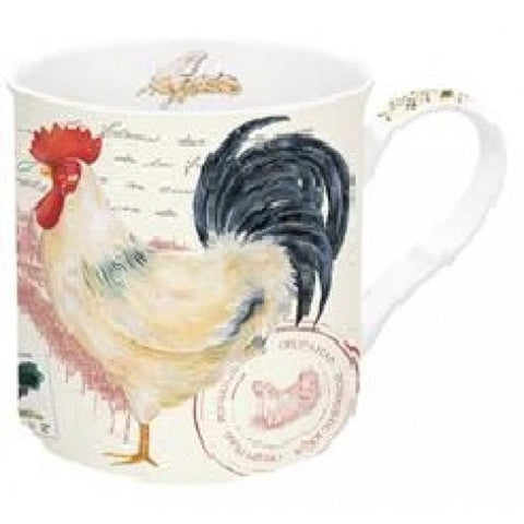 Stow Green Classic Cockerel Set of 2 Mugs