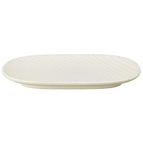 Denby Impression Cream Accent Medium Oblong Platter