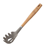 Denby Wooden & Silicone Spaghetti Spoon - Grey