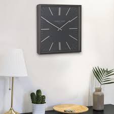 Thomas Kent 16" Garrick Graphite Clock
