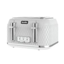 Breville Curve White 4 Slice Toaster