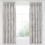 Sanderson Hortensia Blossom Silver Lined Tape Top Curtains, 66x72