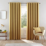 HS Eden Chartreuse Eyelet Lined Curtains 90x90