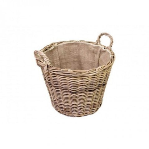 Stow Green Lined Log Basket