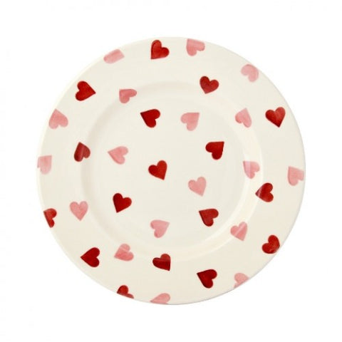 Emma Bridgewater Pink Hearts 8 1/2 Plate - Side
