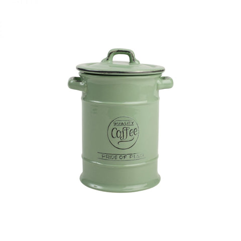 T&G Pride of Place Green Coffee Jar