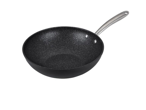 Scratch Guard Stainless Steel Stirfry Wok, 29cm