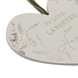 Happily Ever After Double Heart Plaque