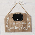 Countdown to our Wedding Plaque