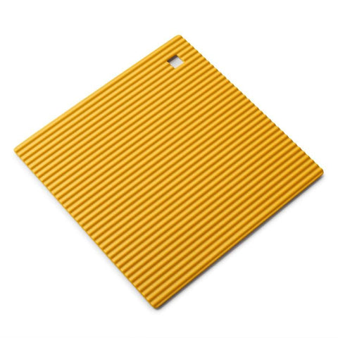 Square Trivet (18cm) Silicone Mustard