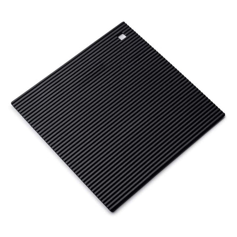 Square Trivet (22cm) Silicone Dark Grey